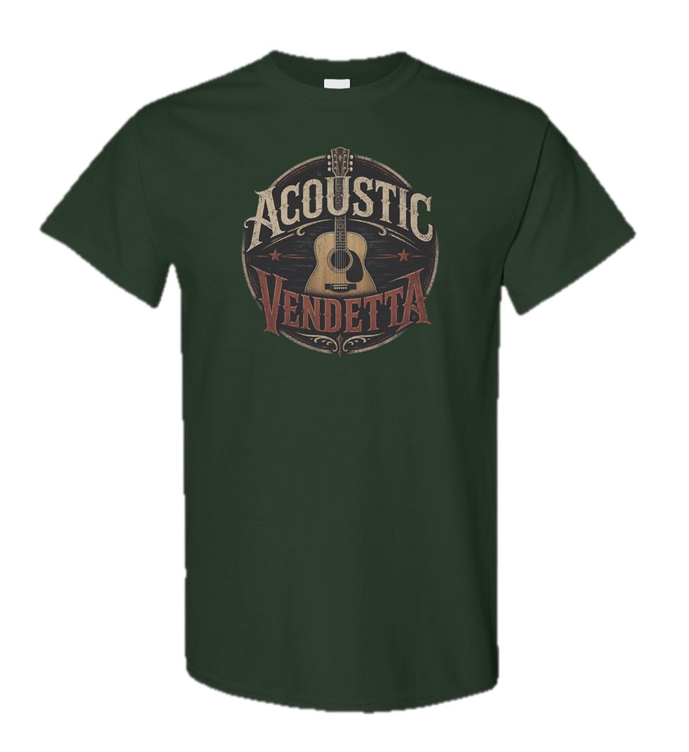 AV Adult Tee - One Guitar (Forest).png