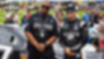 Cohen (left) with driver J.J. Yeley / HBCU Game Day