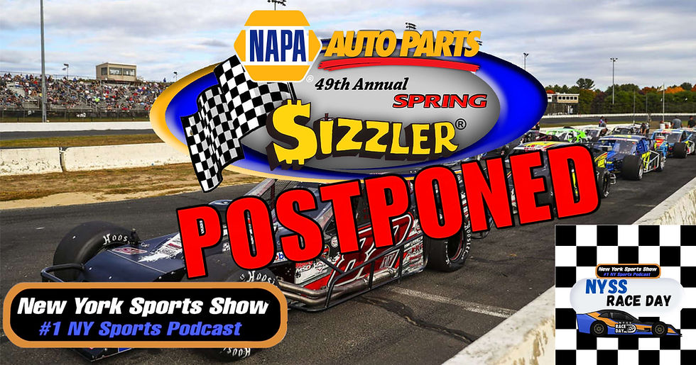 Stafford Speedway POSTPONES 49th Annual Spring Sizzler