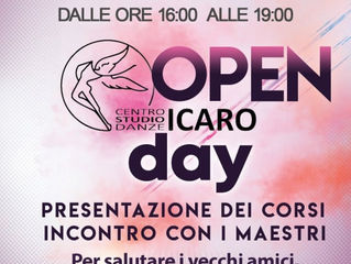 OPEN DAY -domenica 8 settembre 2019