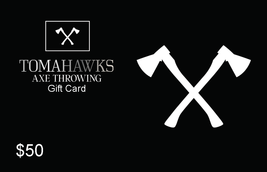 Tomahawks Axe Throwing Gift Card Lincon NE