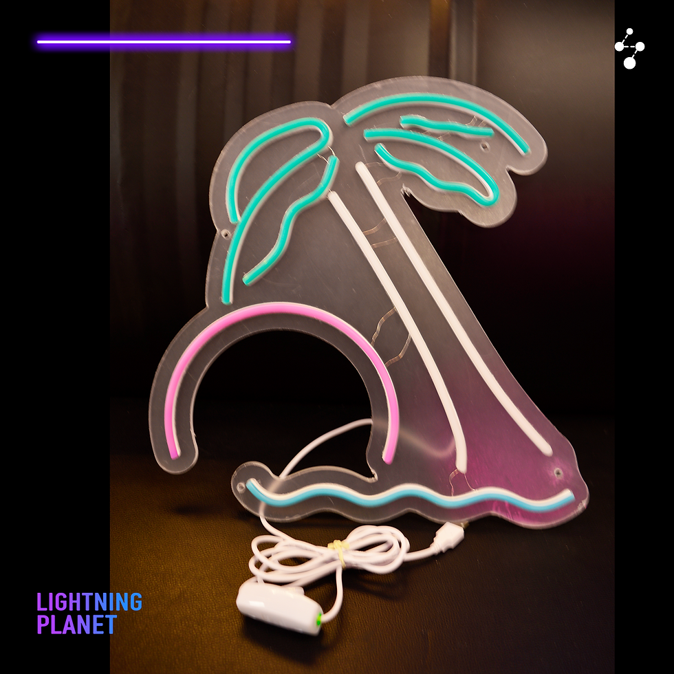 Thumbnail: Palm Tree LED neon light home decoration