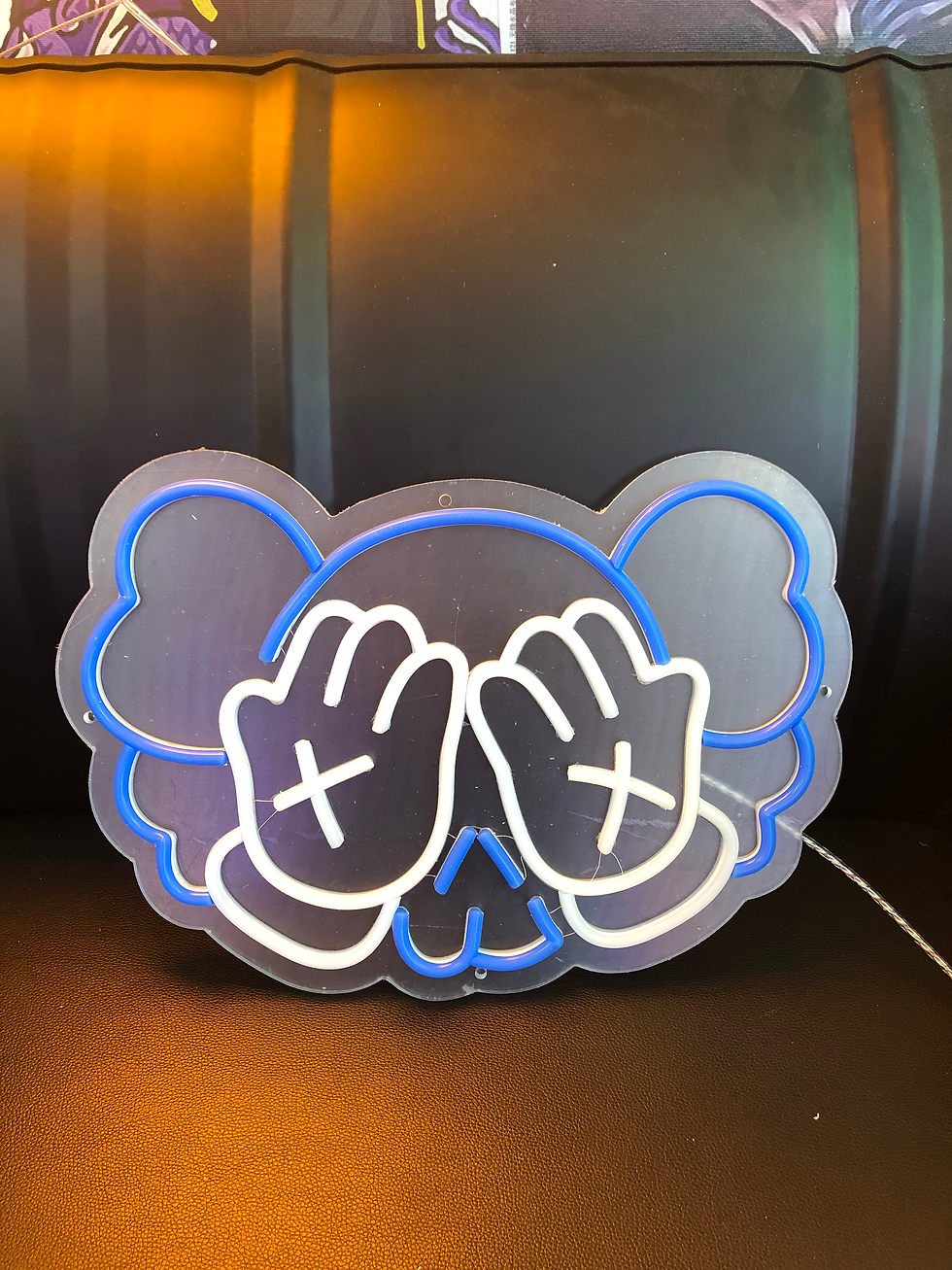 Thumbnail: Blue Kaws LED neon light