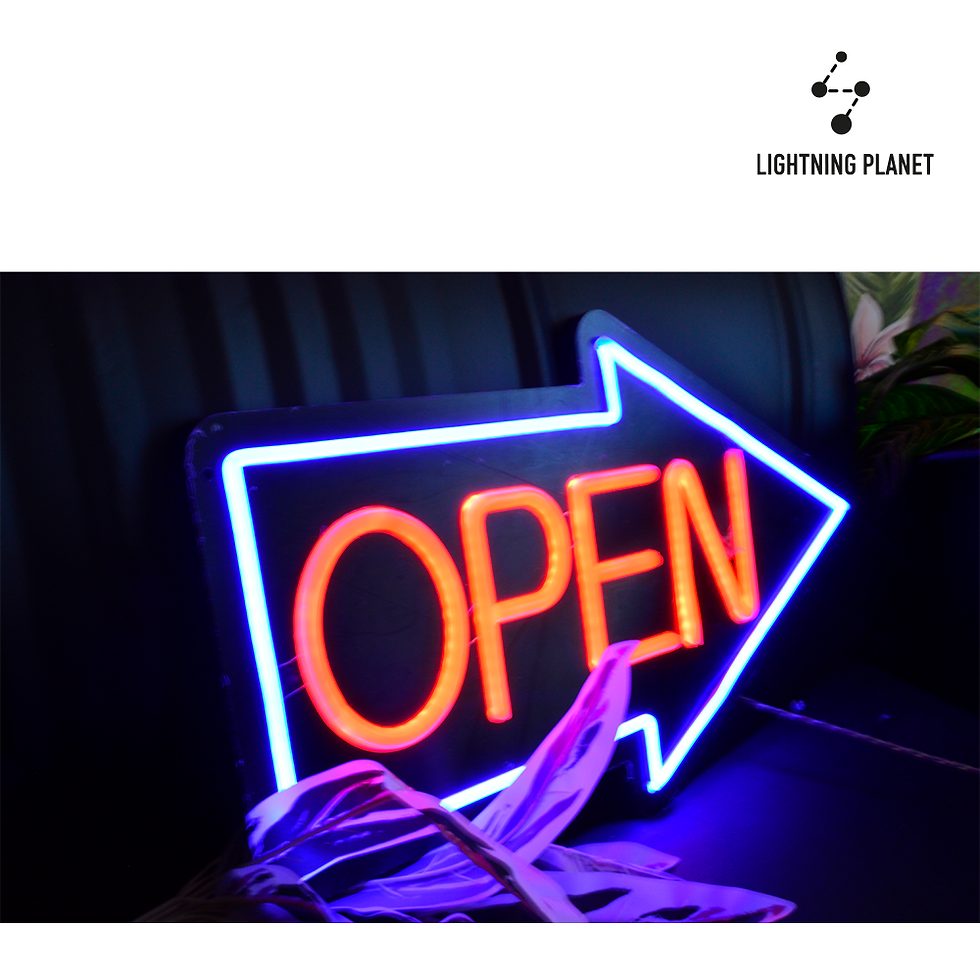 Thumbnail: Open LED neon light for business