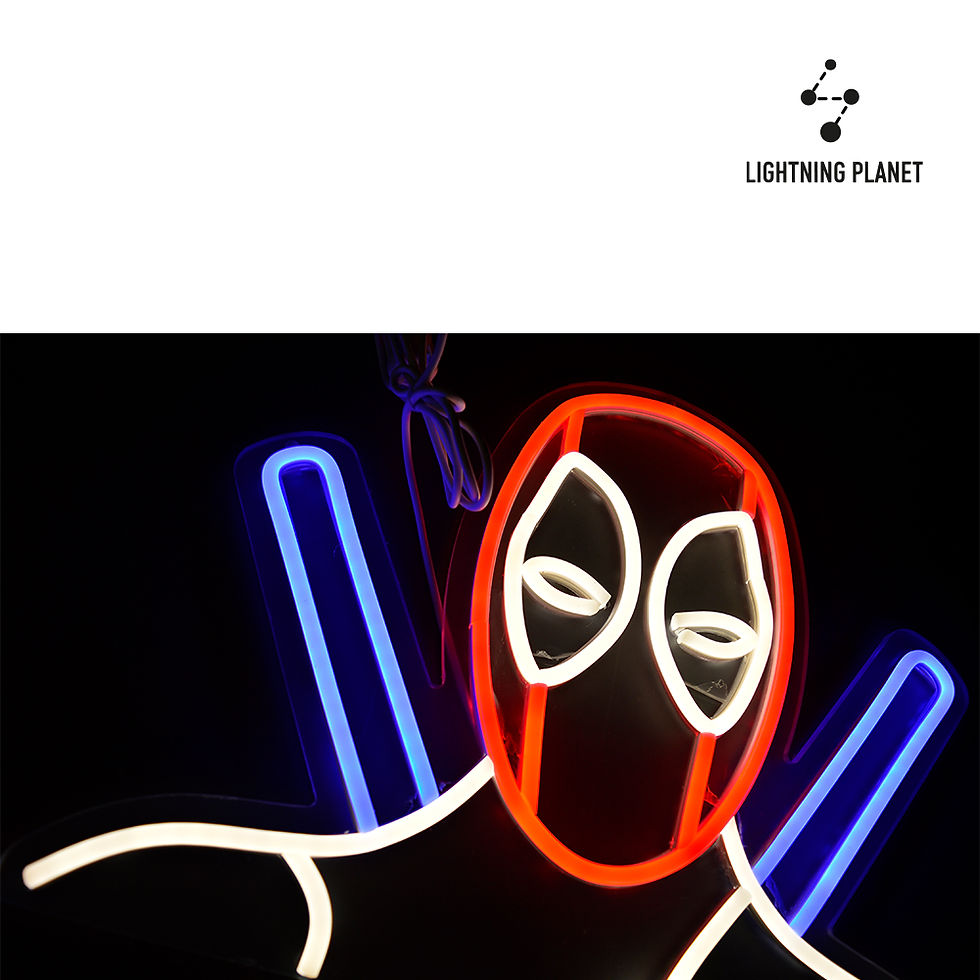 Thumbnail: Deadpool LED neon custom light
