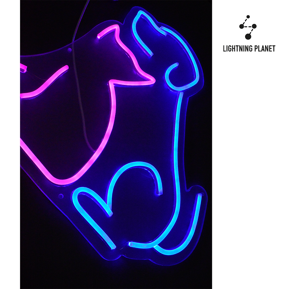 Thumbnail: Dog and cat LED neon light USB