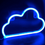 Thumbnail: Blue Cloud LED Neon Light. Perfect for bedrooms, nurseries, living rooms