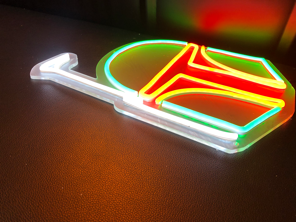 Mandalorian neon sign best sale