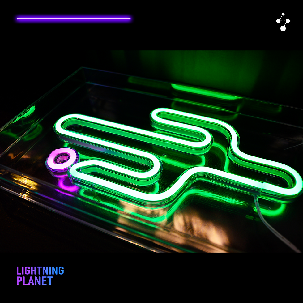 Thumbnail: Cactus(box) LED neon light USB