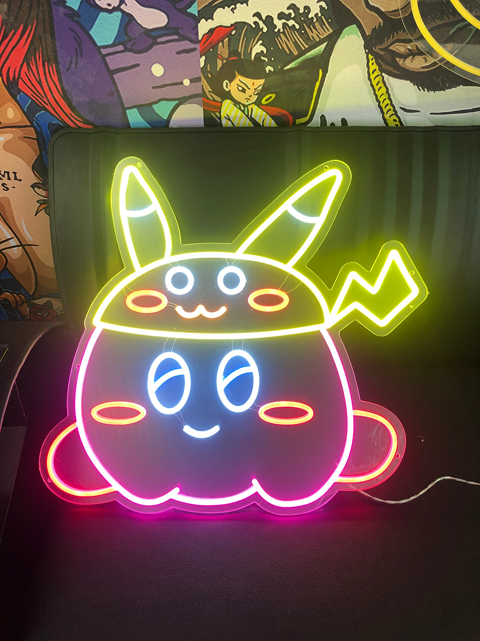 Thumbnail: Pikachu +Kirby LED neon light