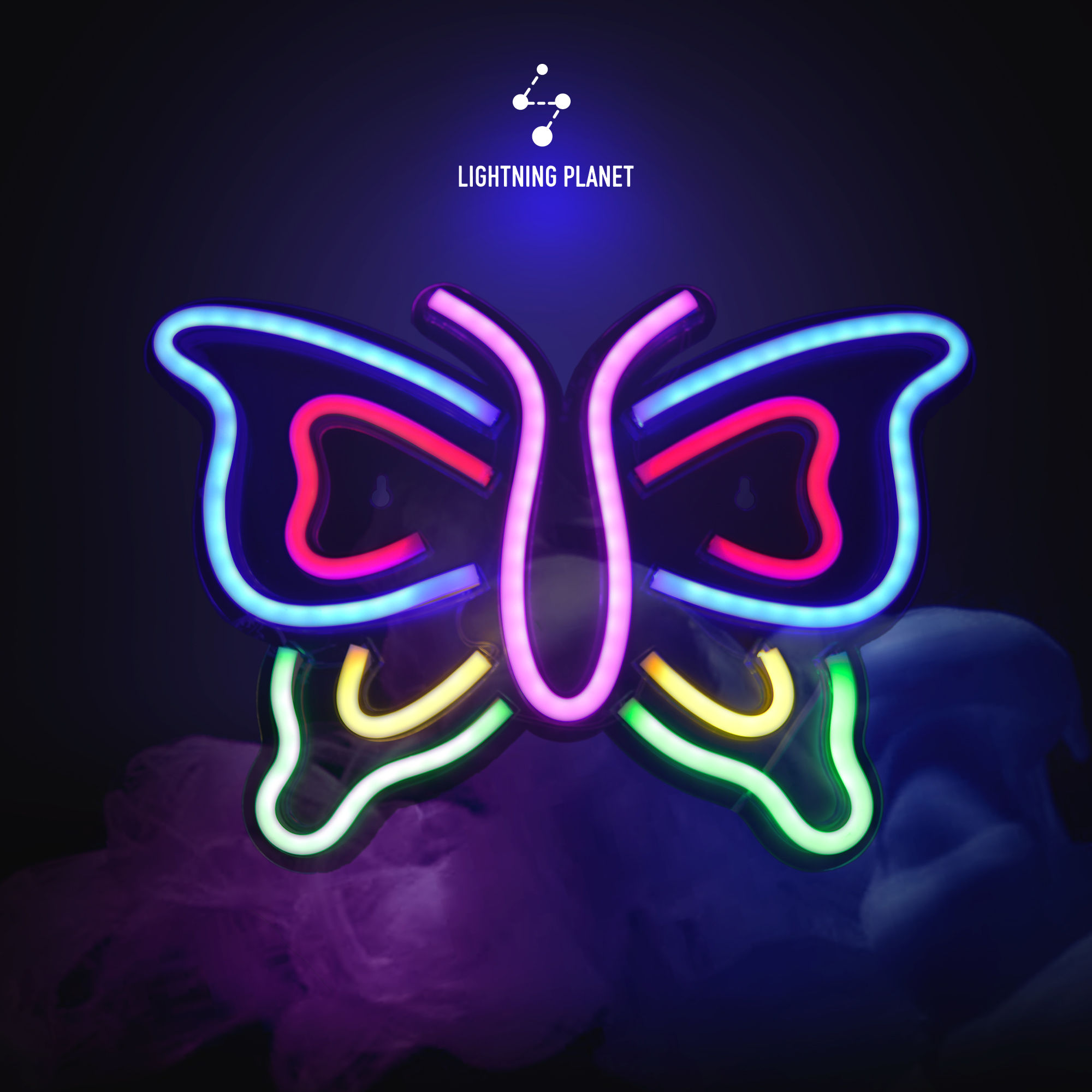 Butterfly LED neon light