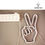 Thumbnail: Peace Hand Neon Sign USB Powered LED Neon Light up Sign Wall Decor Home Bedroom