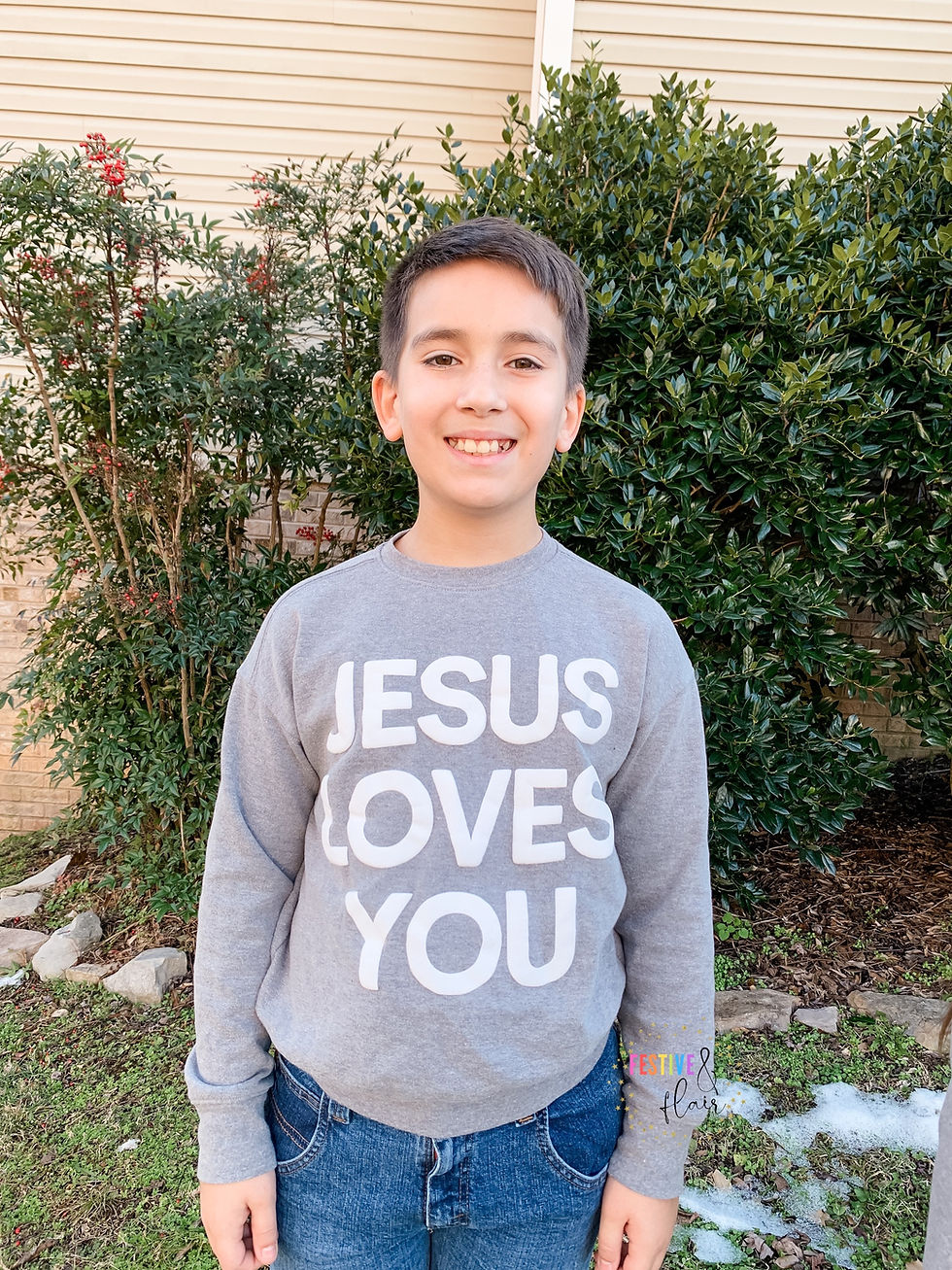 Thumbnail: Jesus Loves You Sweatshirt