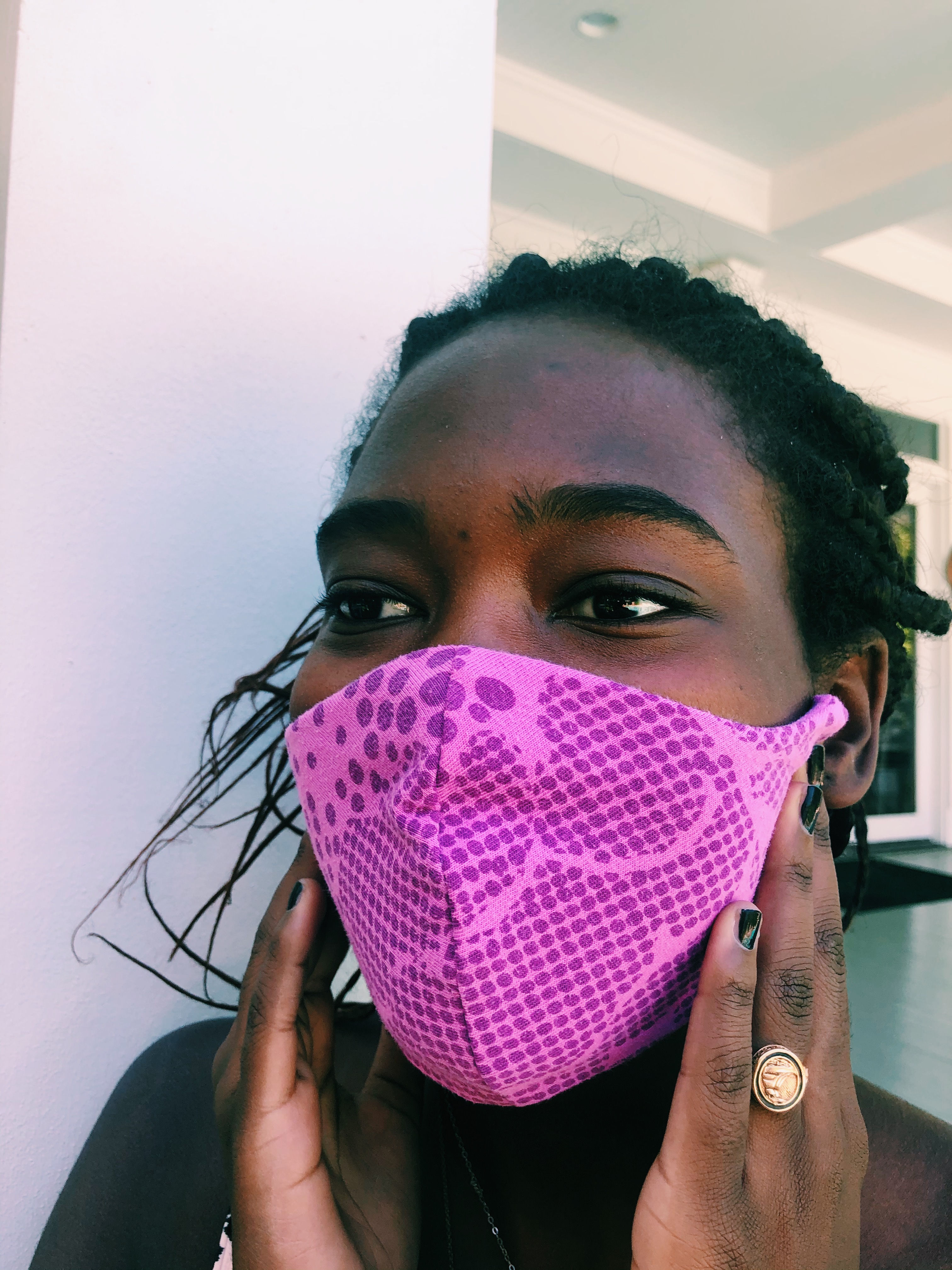 Limited: Pink Dotted Mask