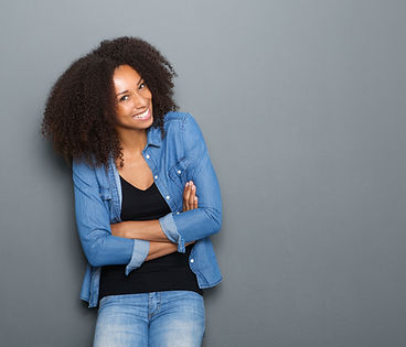 Young Woman with Folded Arms