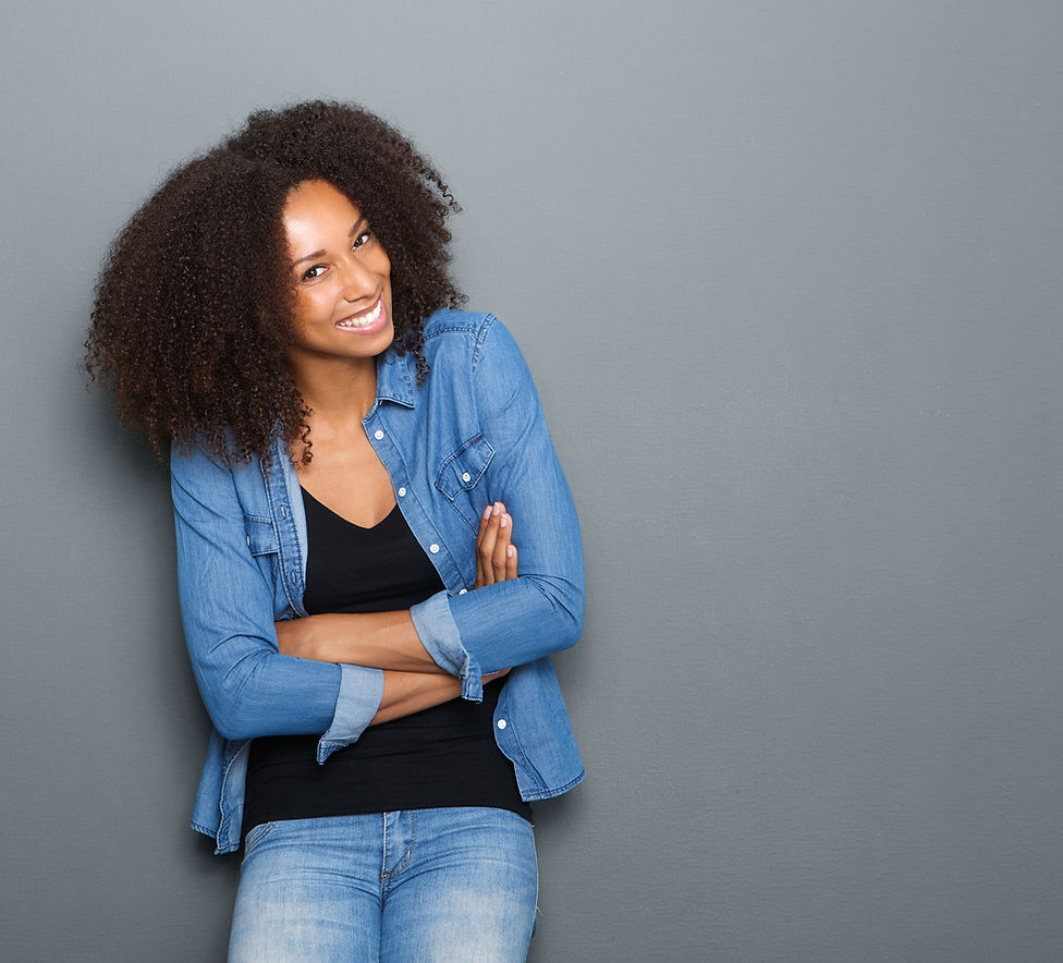 Young Woman with Folded Arms