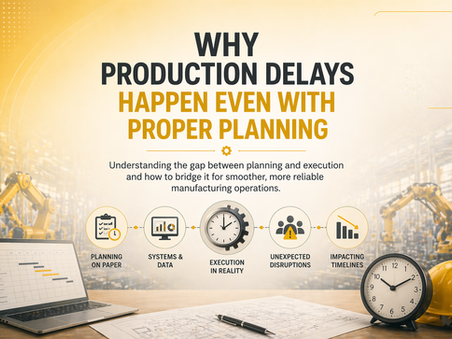 Why Production Delays Happen Even with Proper Planning