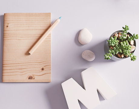 Desk with Stationary