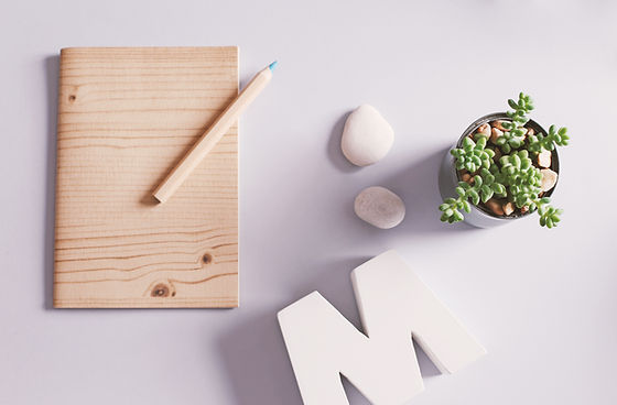 Desk with Stationary