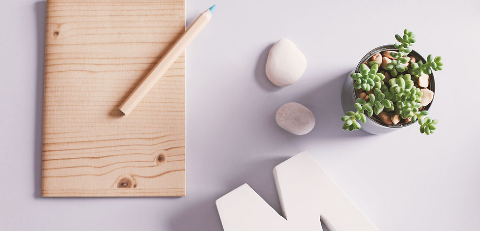 Desk with Stationary