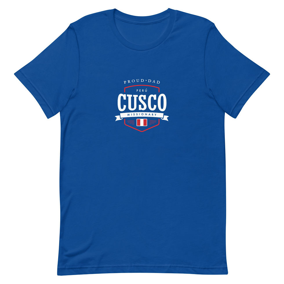 Thumbnail: Proud Dad Mission Shirt Perú Cusco - Unisex T-shirt
