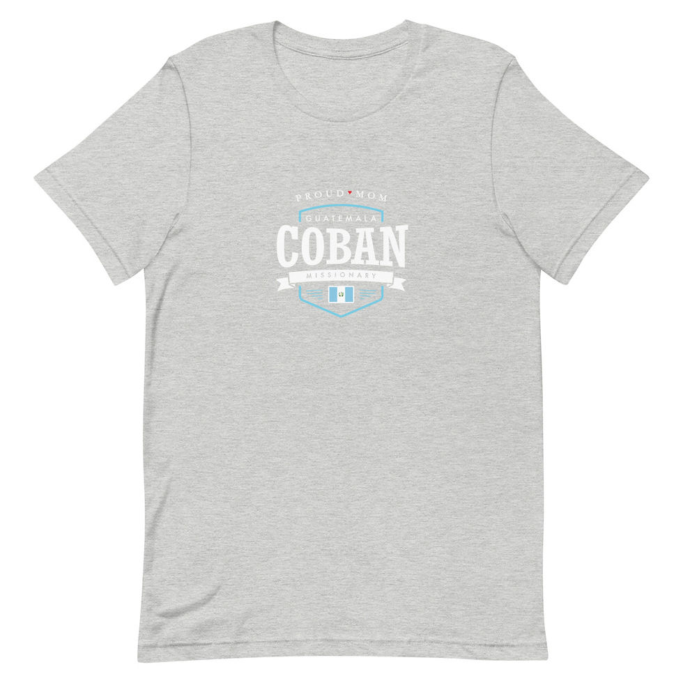 Thumbnail: Proud Mom Mission Shirt Guatemala Coban - Unisex T-shirt