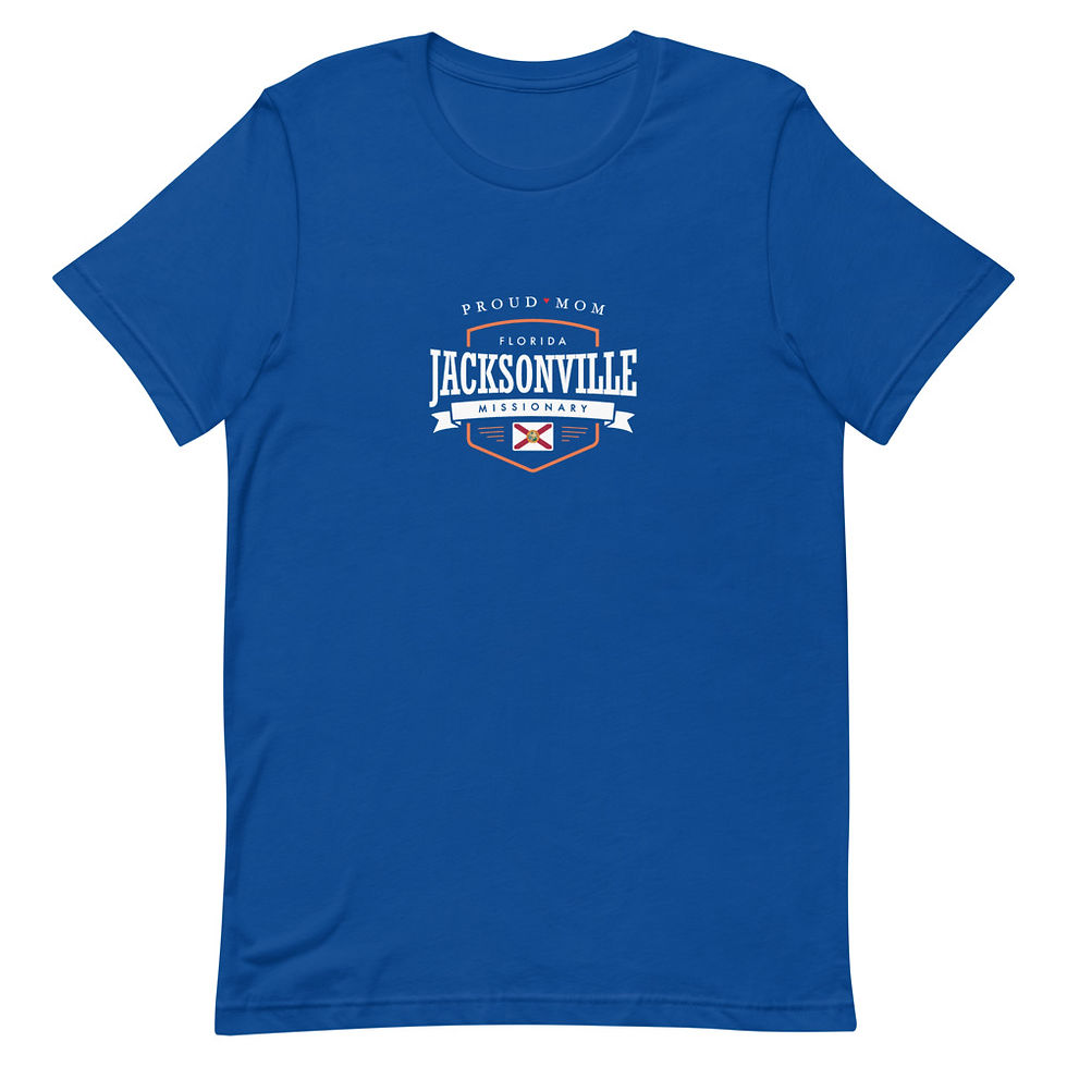 Thumbnail: Proud Mom Mission Shirt Florida Jacksonville - Unisex T-shirt