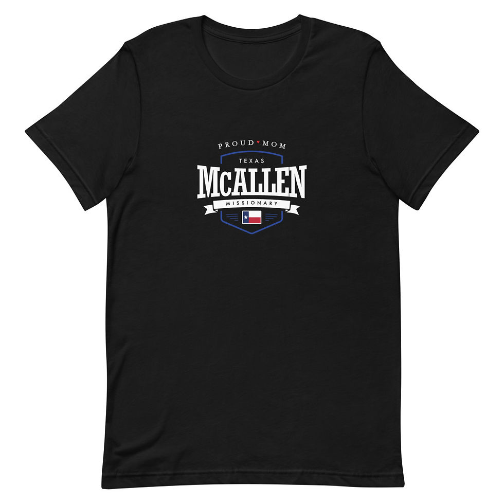 Thumbnail: Proud Mom Mission Shirt Texas McAllen - Unisex T-shirt