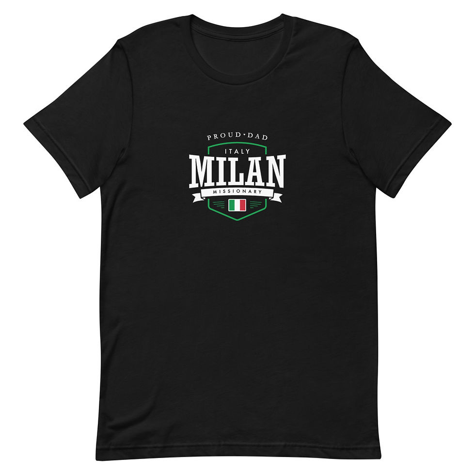 Thumbnail: Proud Dad Mission Shirt Italy Milan - Unisex T-Shirt