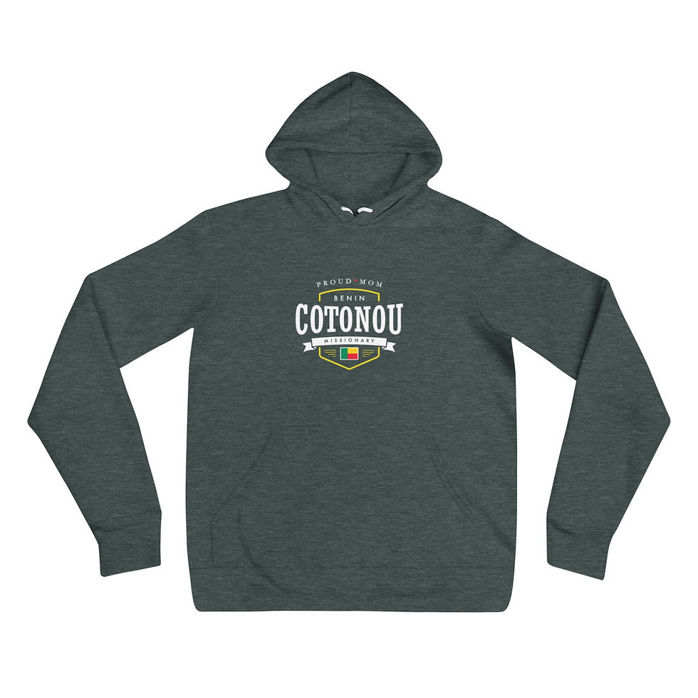 Thumbnail: Proud Mom Mission Shirt Benin Cotonou - Unisex Hoodie