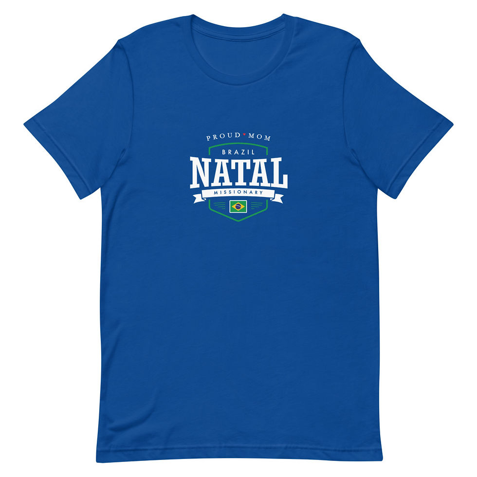 Thumbnail: Proud Mom Mission Shirt Brazil Natal - Unisex T-Shirt