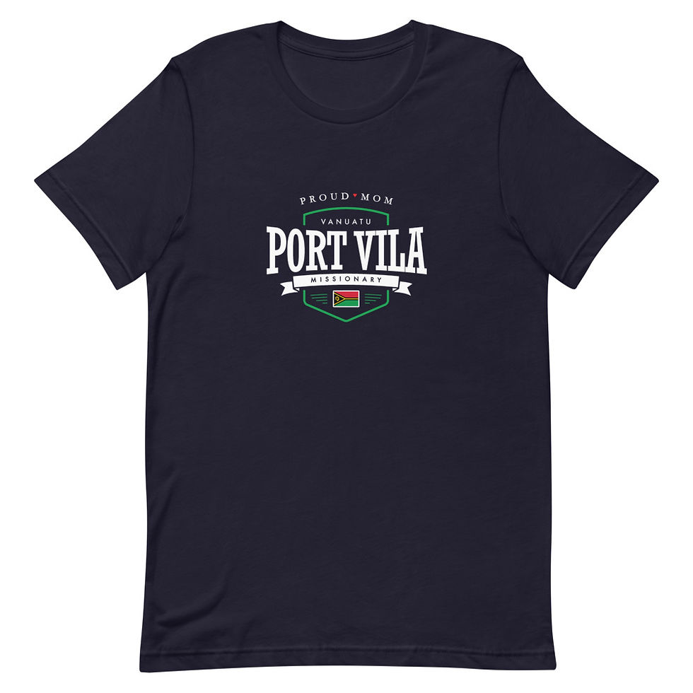 Thumbnail: Proud Mom Mission Shirt Vanuatu Port Vila - Unisex T-Shirt