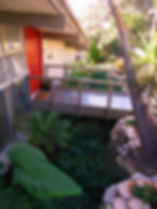 Bridge to front door