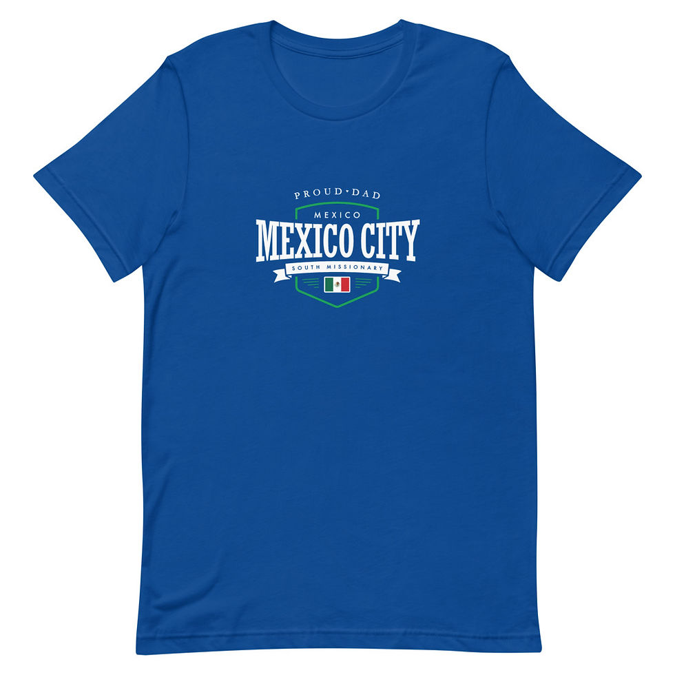 Thumbnail: Proud Dad Mission Shirt Mexico Mexico City South - Unisex T-Shirt