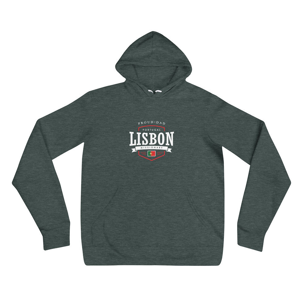 Thumbnail: Proud Dad Mission Shirt Portugal Lisbon - Unisex Hoodie