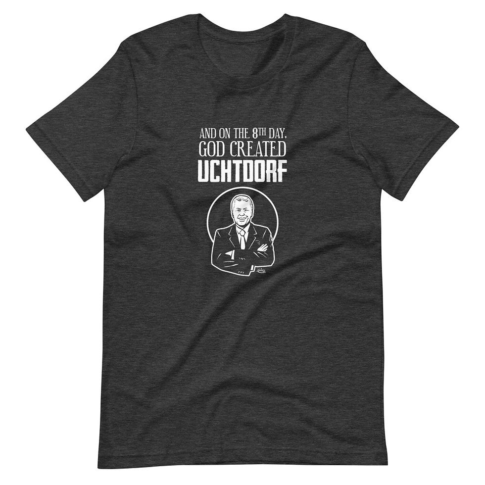 Thumbnail: GOD CREATED UCHTDORF - Unisex T-Shirt