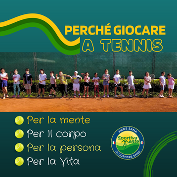 4 motivi per giocare a TENNIS 