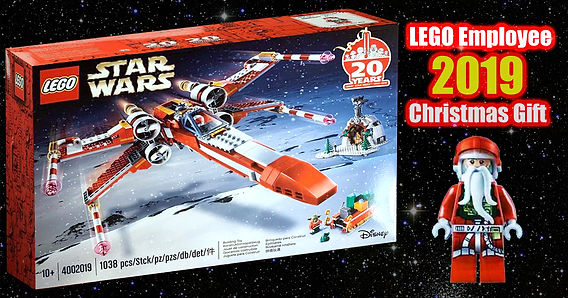 レゴ 4002019 スターウォーズ 20周年記念クリスマスXウィング+カード Christmas X-Wing: the Lego 2019 employee exclusive set [Review