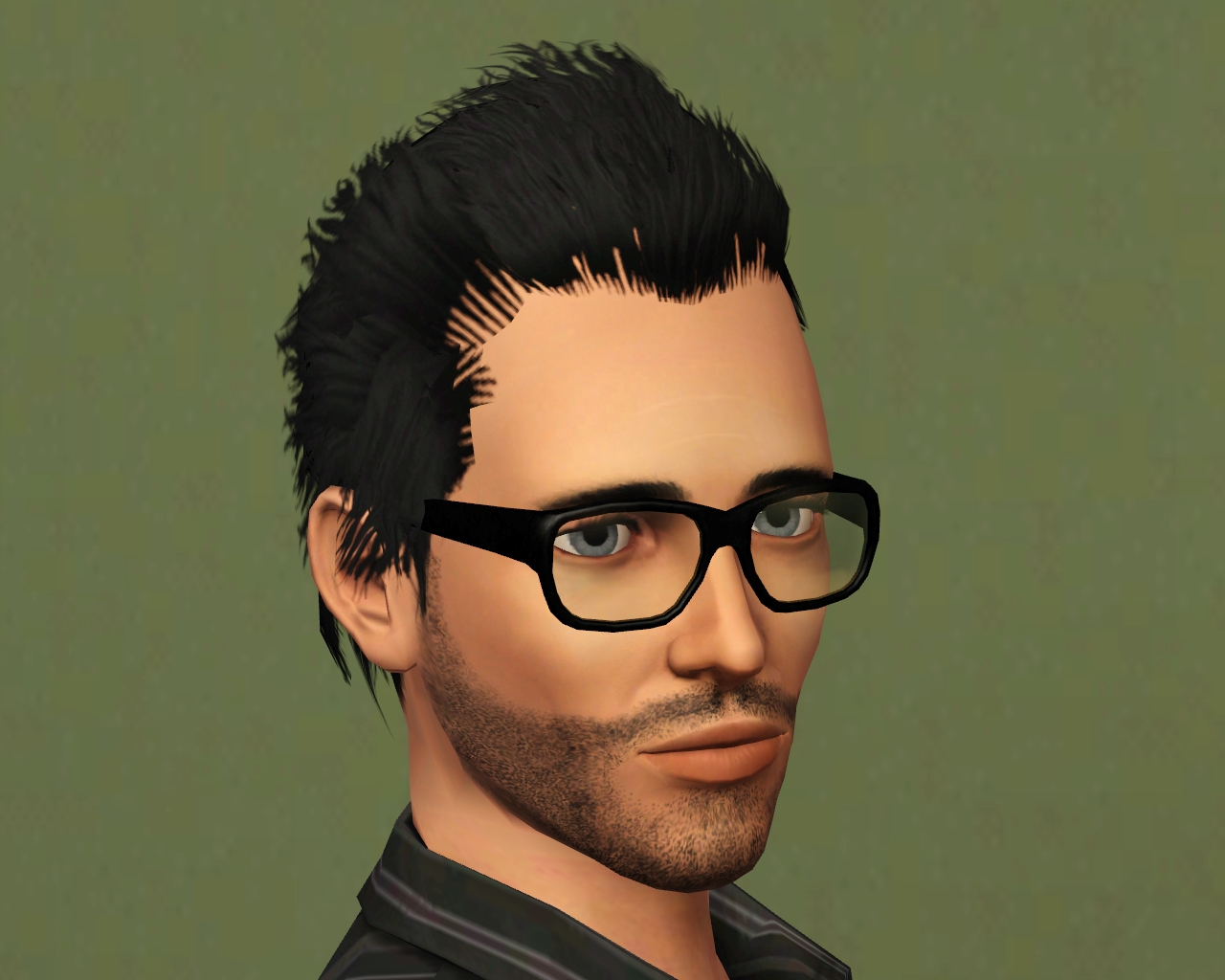 Sims 3 Men S Fierce Flow Hair Fpc Sims