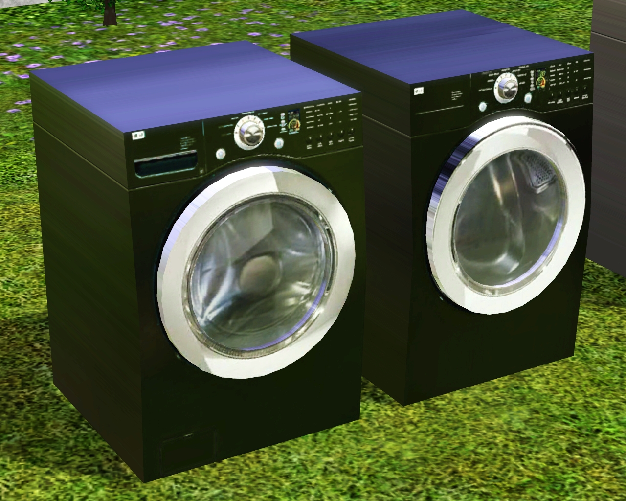 Sims 3 Decorative LG Washer & Dryer FPC Sims