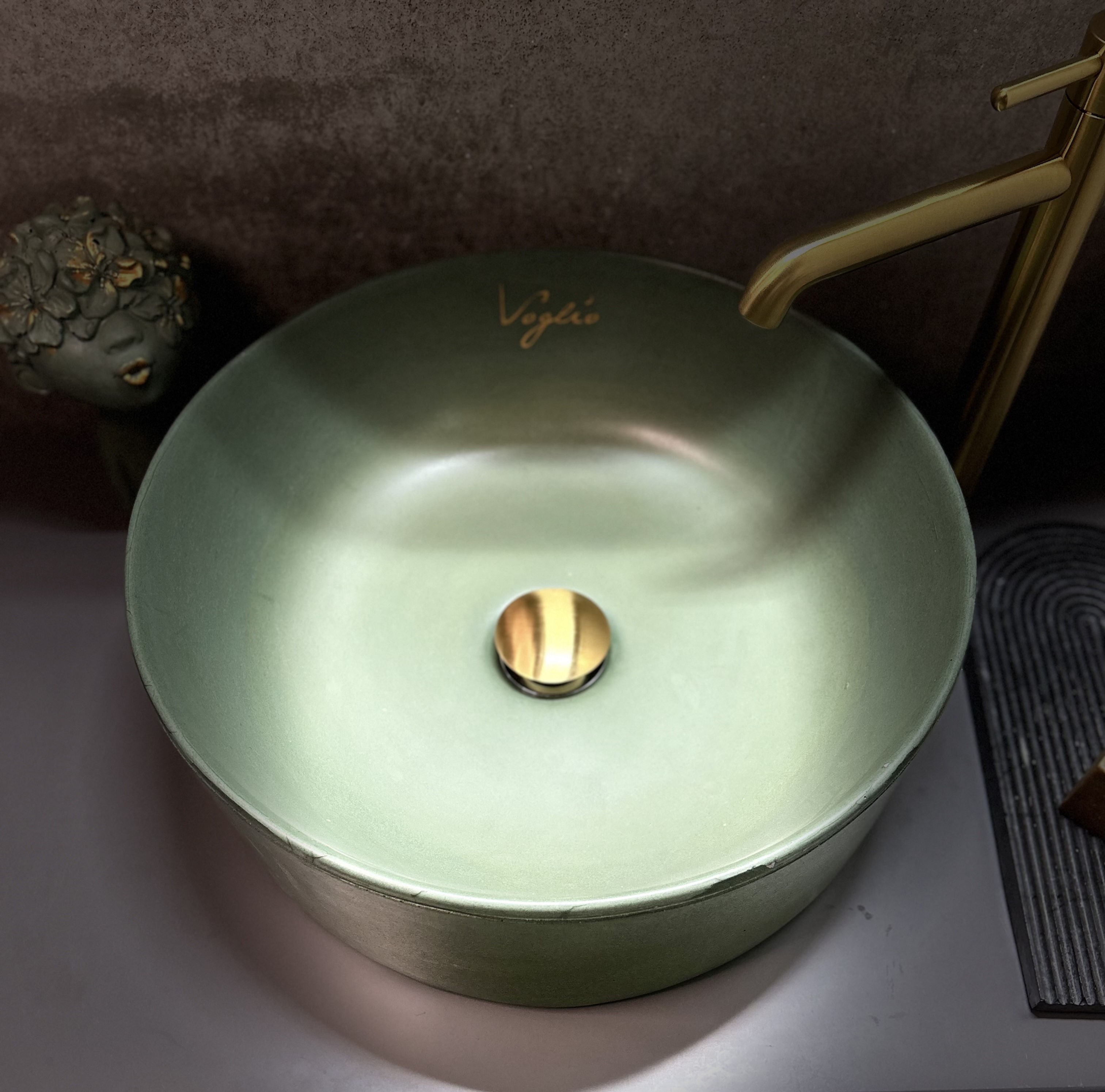 Concrete washbasin V_0 pastel color