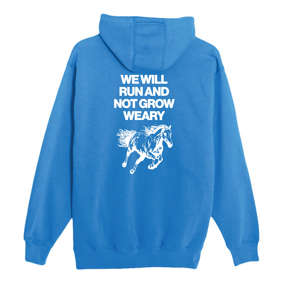 Thumbnail: Run & Not Grow Weary Hoodie