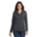 Thumbnail: Port Authority® Ladies Pinpoint Mesh 1/2-Zip
