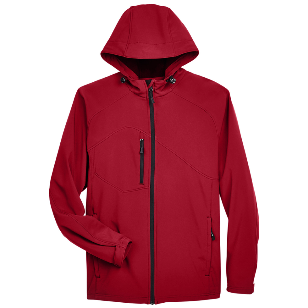 Thumbnail: NORTH END Men's Prospect Two-Layer Fleece Bonded Soft Shell Hooded Jacket