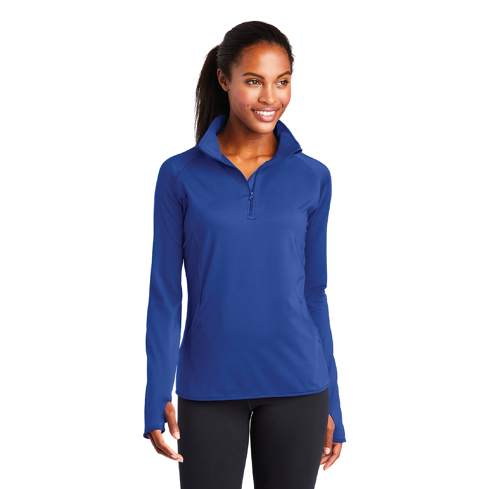 Sport-Tek® Ladies' Sport-Wick® Stretch 1/2-Zip Pullover Sweatshirt