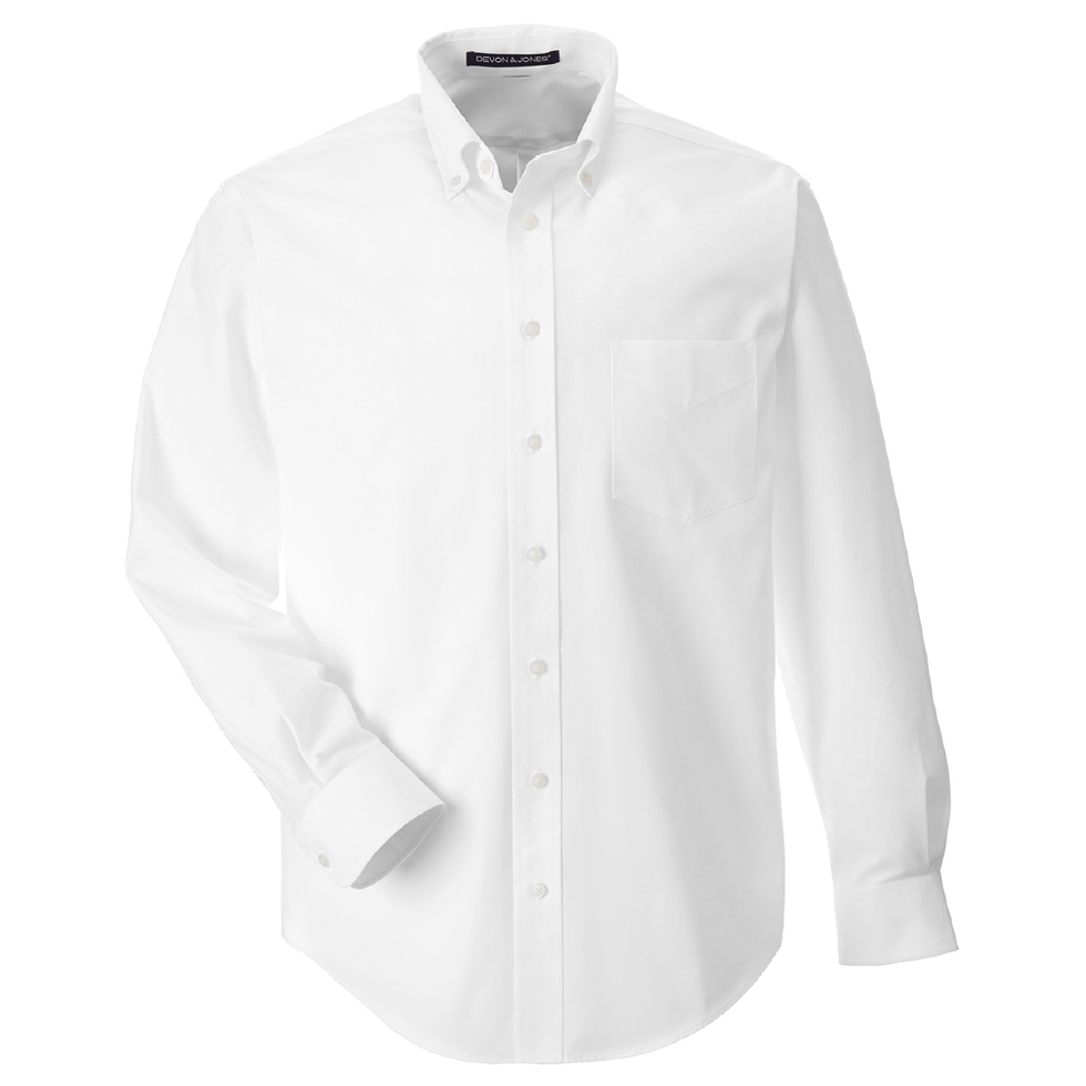 Thumbnail: Devon and Jones Men's Crown Woven Collection Solid Broadcloth
