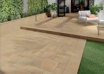 Tiles 床タイル「ARGILE– アーガイル」 施工事例イメージ　輸入タイル