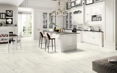 Tiles 床タイル「TRUMARMI– トルマルミ」 住宅 床施工事例イメージ 輸入タイル