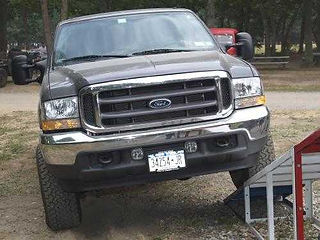 Gray Ford pickup truck, 34254-BR