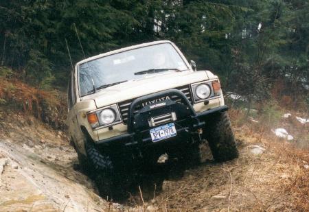 Toyota Land Cruiser off-roading